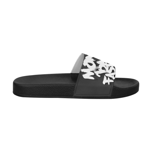 MBF slippers black Men's Slide Sandals (Model 057)