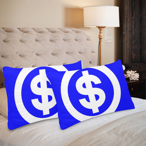 DOLLAR SIGNS 2 Custom Pillow Case 20"x 30" (One Side) (Set of 2)