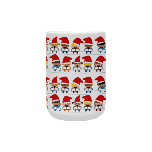 Christmas Carol Singers Custom Ceramic Mug (15OZ)