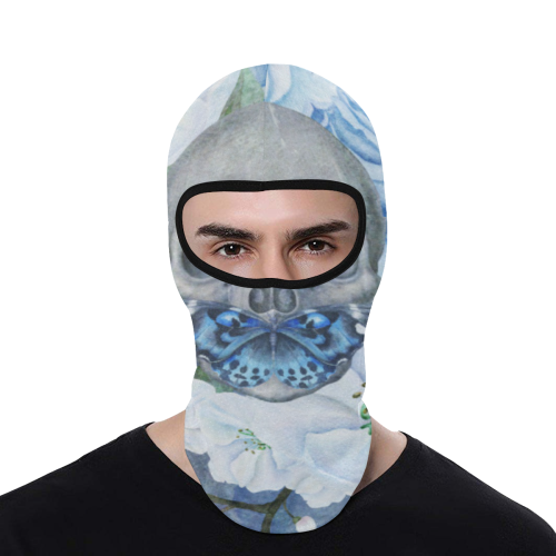 Gothic Skull With Butterfly All Over Print Balaclava
