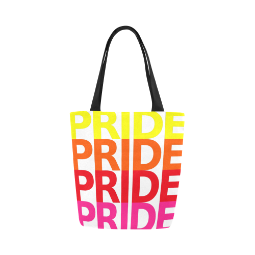 Pride LGBTQ Rainbow Flag Canvas Tote Bag (Model 1657)