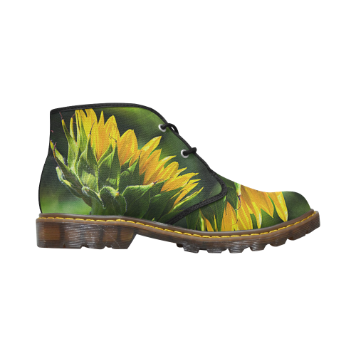 Sunflower New Beginnings Women's Canvas Chukka Boots (Model 2402-1)