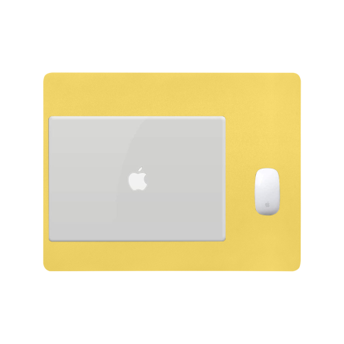 color mustard Mousepad 18"x14"
