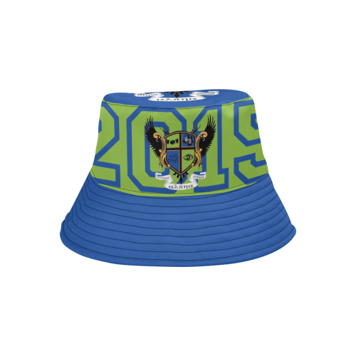 Green and Blue bucket All Over Print Bucket Hat