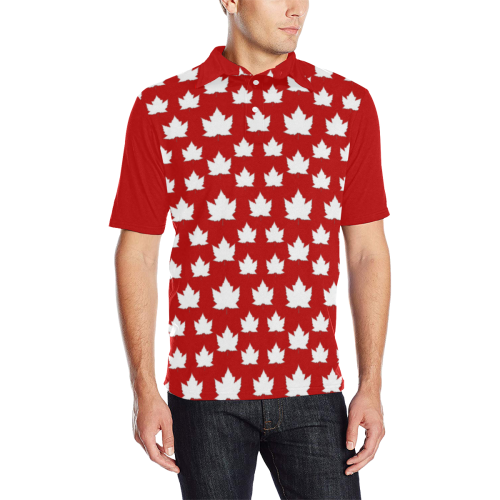 Canada Polo Shirts Cute Canada Shirts Men's All Over Print Polo Shirt (Model T55)
