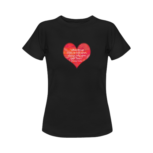 rely upon your heart Women's T-Shirt in USA Size (Front Printing Only)