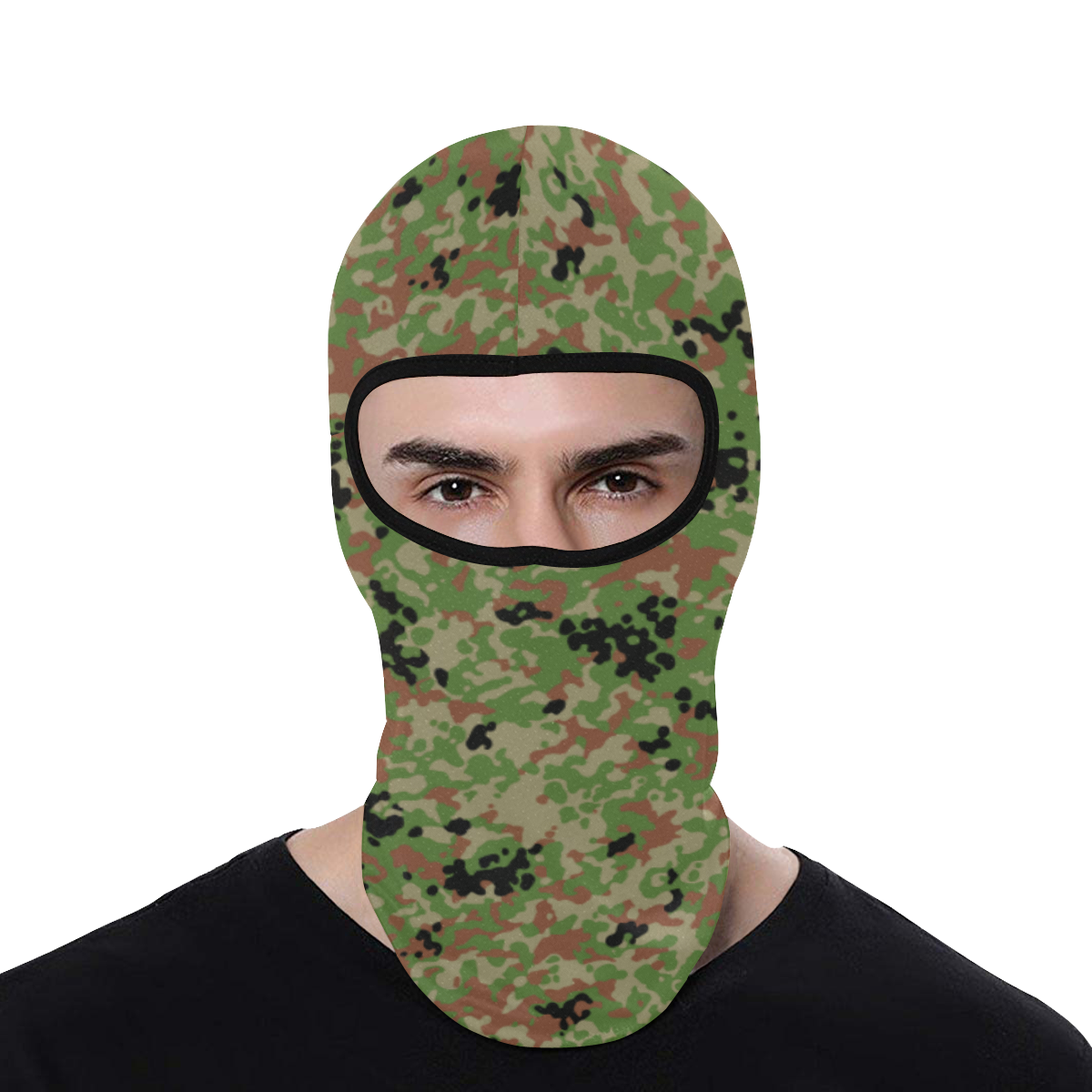 Japanese 1991 jietai camouflage All Over Print Balaclava ID D4140001