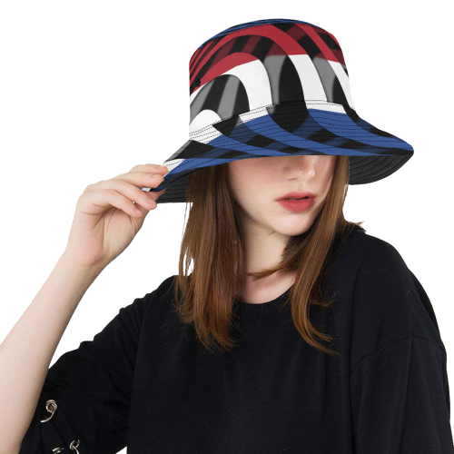 The Flag of Netherlands All Over Print Bucket Hat