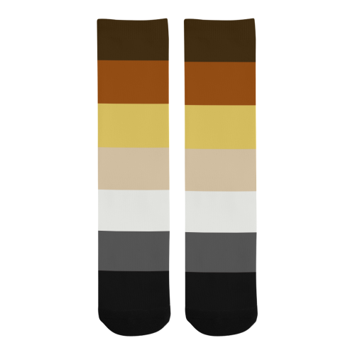 Gay Bear Flag Men's Custom Socks