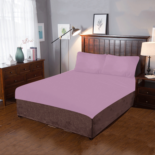 color mauve 3-Piece Bedding Set