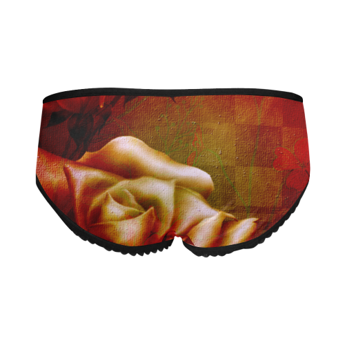 Wonderful red roses Women's All Over Print Classic Briefs (Model L13)