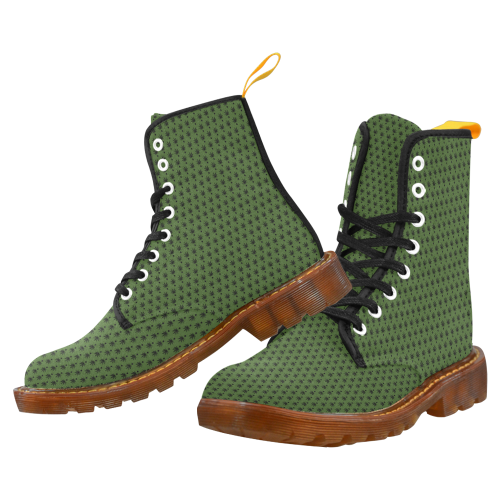 Dotted Algae Cannabis by Jera Nour Martin Boots For Men Model 1203H