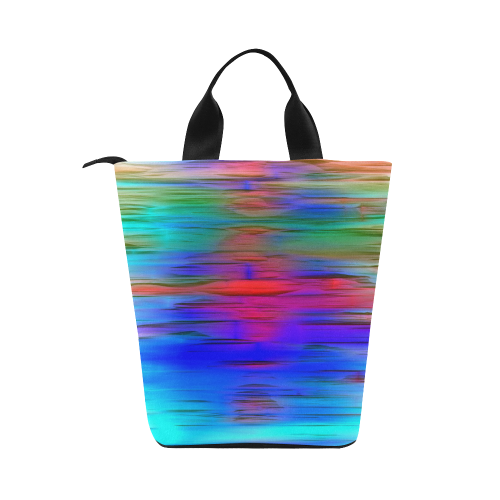 noisy gradient 1 by JamColors Nylon Lunch Tote Bag (Model 1670)