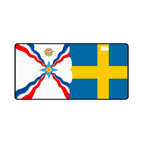 Assyria Sweden Flags License Plate