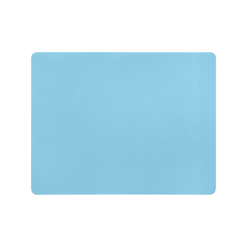 color baby blue Mousepad 18"x14"