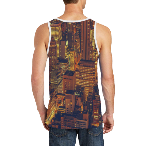 NYC LARGE Men's All Over Print Tank Top (Model T57)