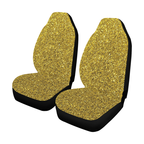 Gold Glitter Car Seat Covers (Set of 2)