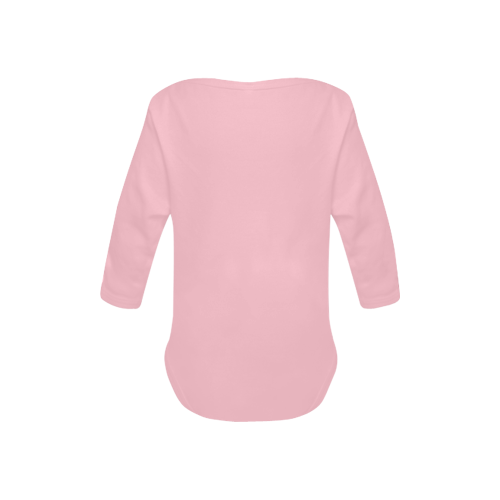 Wizard Gnome Pink Baby Powder Organic Long Sleeve One Piece (Model T27)