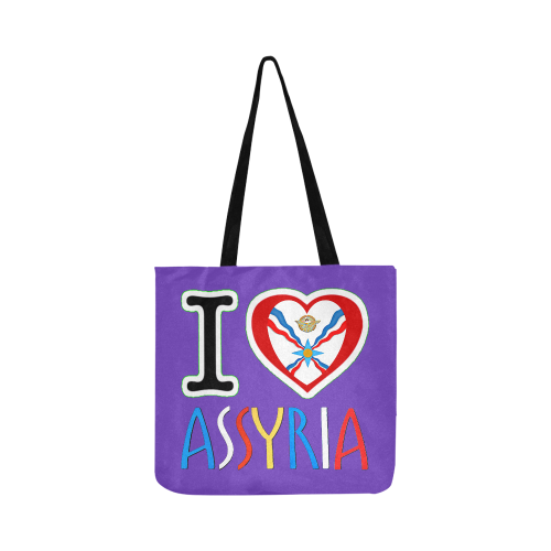 I Love Assyria Reusable Shopping Bag Model 1660 (Two sides)