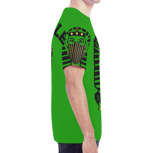 Hip hop version of egypt tee green New All Over Print T-shirt for Men (Model T45)