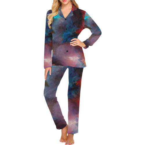 space3 Women's Long Pajama Set