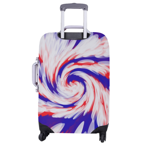 Red White Blue USA Patriotic Abstract Luggage Cover/Large 26"-28"