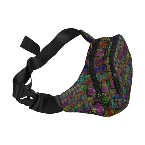 Ripped SpaceTime Stripes Collection Fanny Pack/Small (Model 1677)