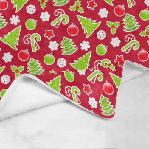 Christmas Mix Pattern Ultra-Soft Micro Fleece Blanket 40"x50"
