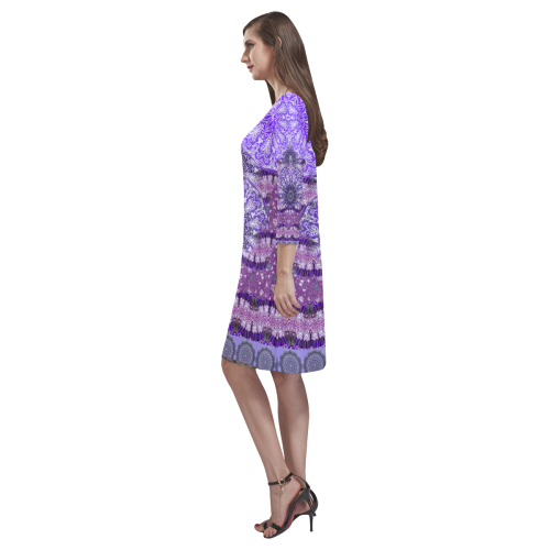 boheme 6 Rhea Loose Round Neck Dress(Model D22)