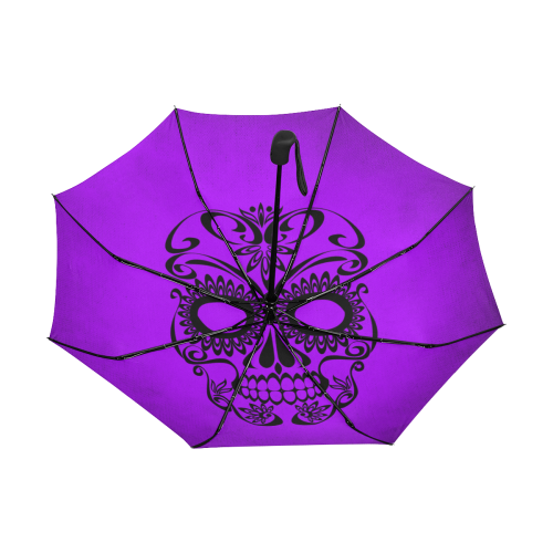 Skull20170340_by_JAMColors Anti-UV Auto-Foldable Umbrella (Underside Printing) (U06)