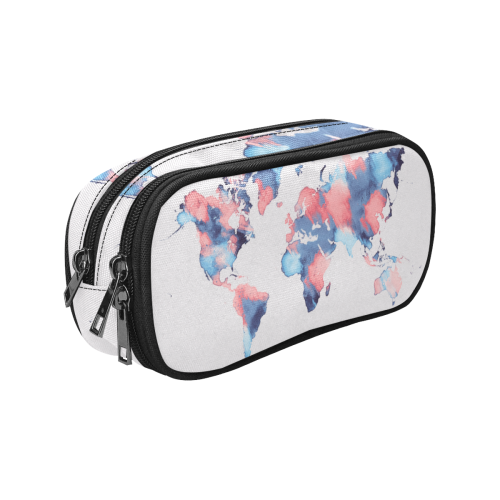 world map Pencil Pouch/Large (Model 1680)