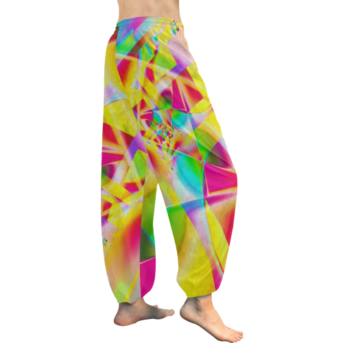 Joy In Colour Women's All Over Print Harem Pants (Model L18)