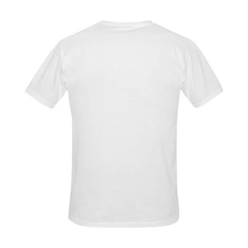 Logo Icon(B) White Men's T-Shirt in USA Size (Front Printing Only)