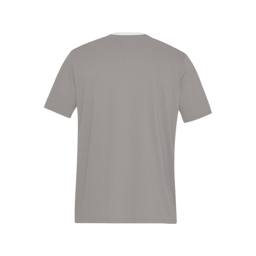 Ash Men's All Over Print T-Shirt (Solid Color Neck) (Model T63)