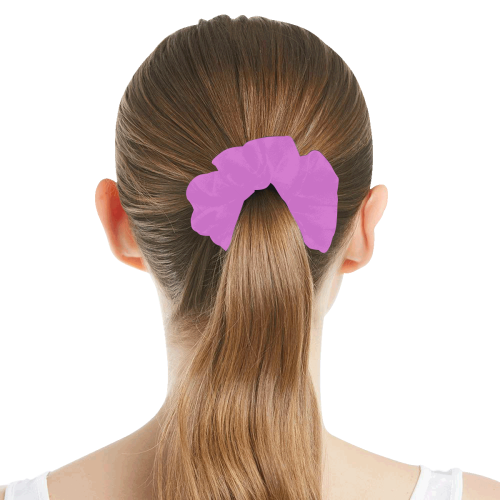 color orchid All Over Print Hair Scrunchie