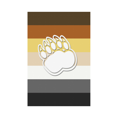 Gay Bear Flag Garden Flag 12‘’x18‘’（Without Flagpole）