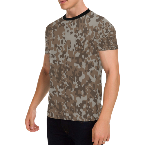 CAMOUFLAGE-CORPS Men's All Over Print T-Shirt with Chest Pocket (Model T56)