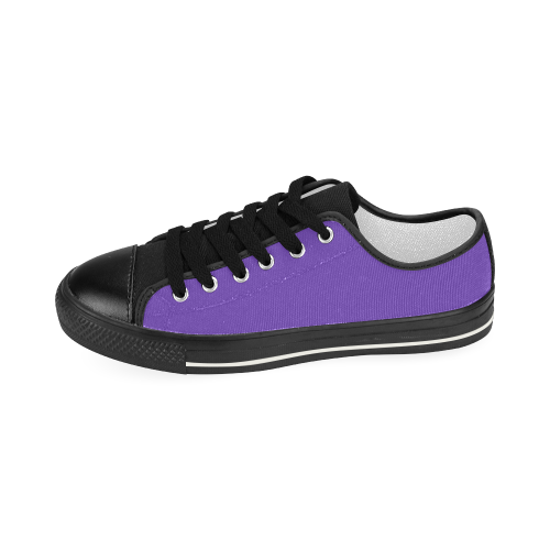 Purple Women's Classic Canvas Shoes (Model 018)