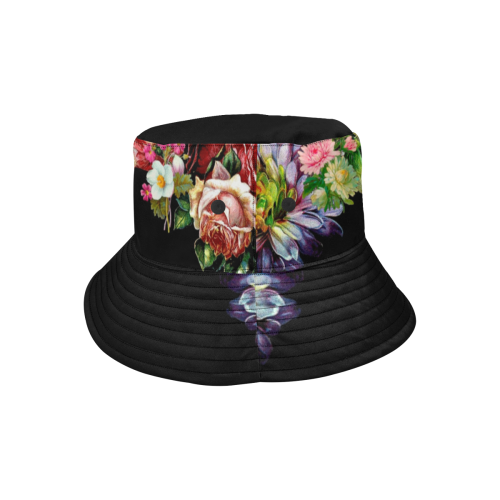 Victorian Posy All Over Print Bucket Hat