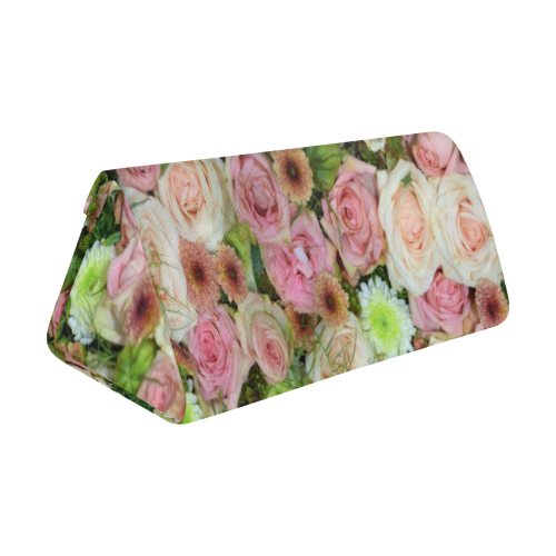 Pastel Pink Roses Custom Foldable Glasses Case