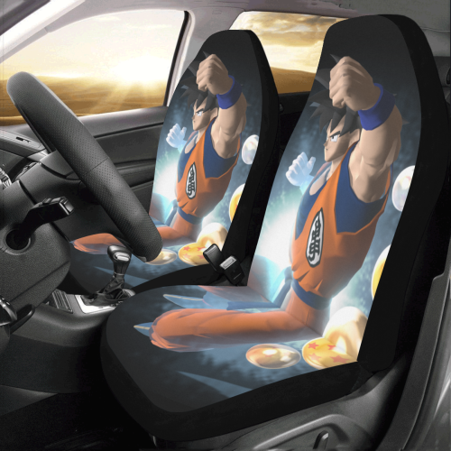 Kame Goku Power Up Car Seat Covers (Set of 2)