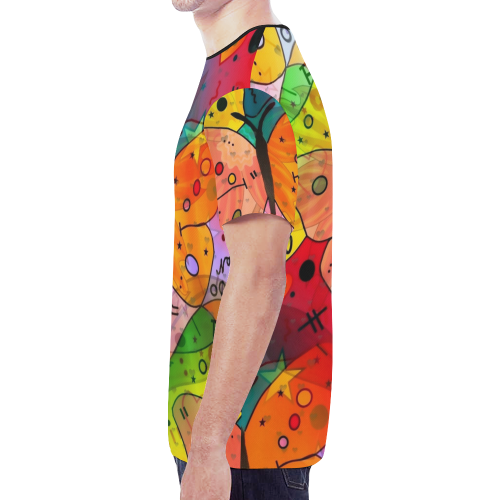My Butterfly Popart by Nico Bielow New All Over Print T-shirt for Men (Model T45)