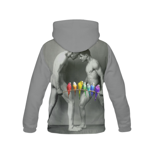 The Budgie Smugglers All Over Print Hoodie for Men/Large Size (USA Size) (Model H13)