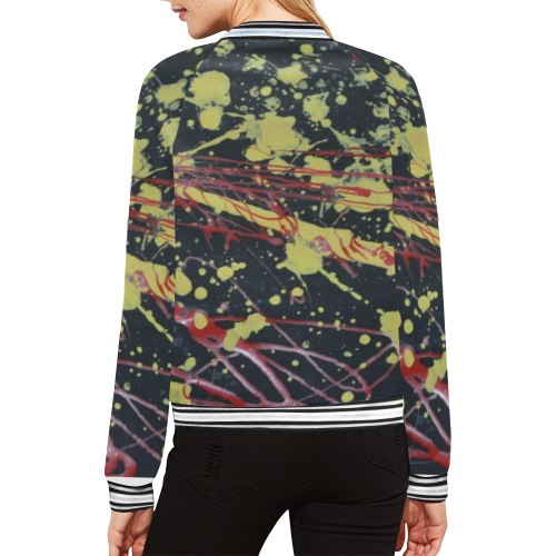 soloar space abstract All Over Print Bomber Jacket for Women (Model H21)