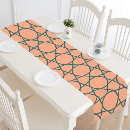 Storm & Cantaloupe #2 Table Runner 16x72 inch