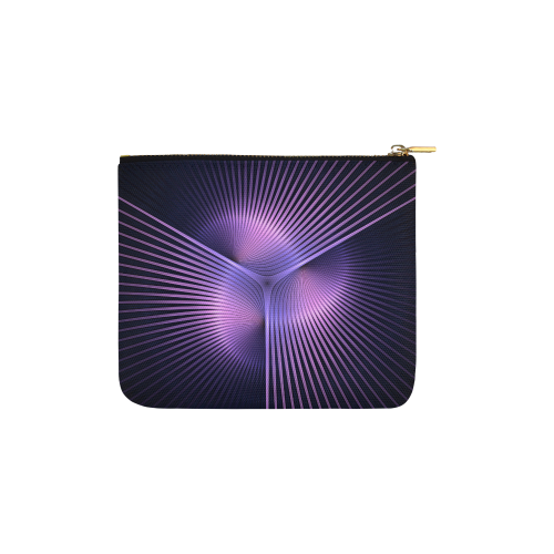 Purple Rays Carry-All Pouch 6''x5''