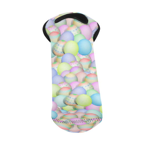 Pastel Colored Easter Eggs Neoprene Wine Bag