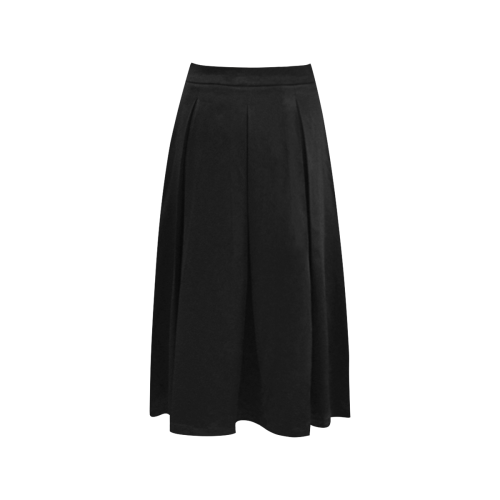 color black Aoede Crepe Skirt (Model D16)