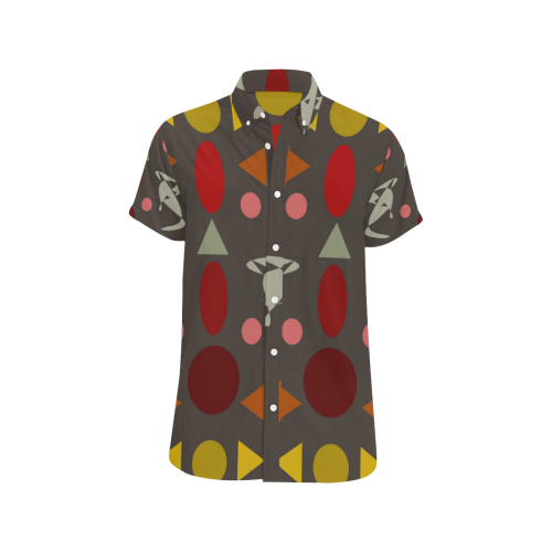 zappwaits 07052020 Men's All Over Print Short Sleeve Shirt/Large Size (Model T53)