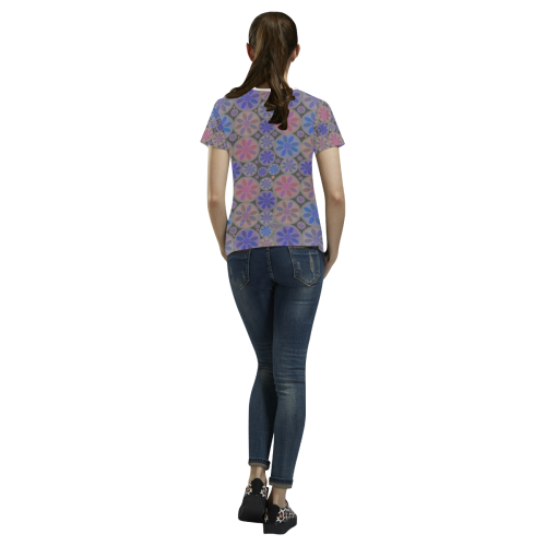 zappwaits beautiful 08 All Over Print T-shirt for Women/Large Size (USA Size) (Model T40)